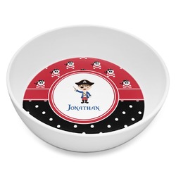 Pirate & Dots Melamine Bowl - 8 oz (Personalized)