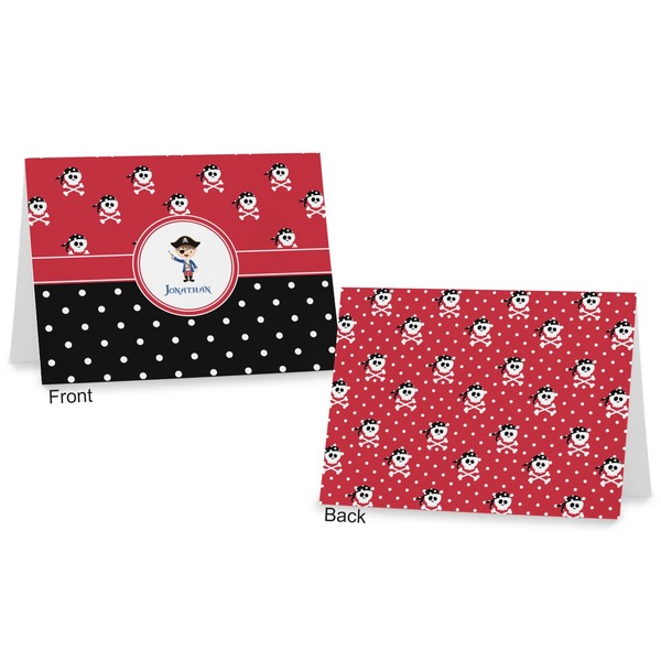 Pirate & Dots Postcard - Front and Back