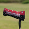 Pirate & Dots Putter Cover - On Putter