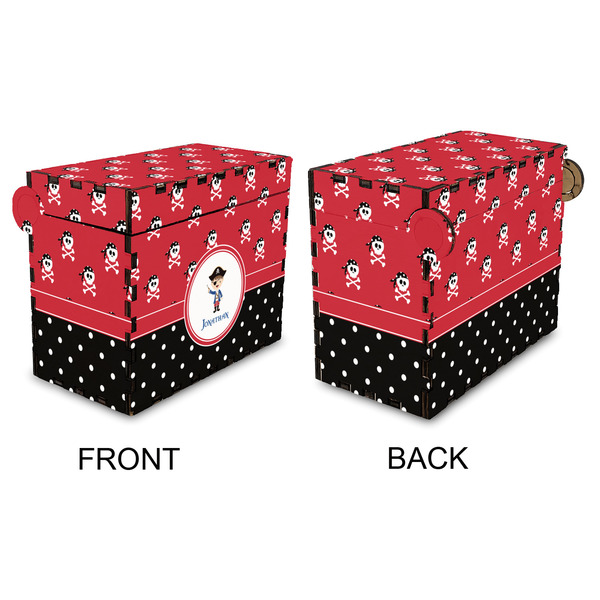 Pirate & Dots Recipe Box - Full Color - Approval