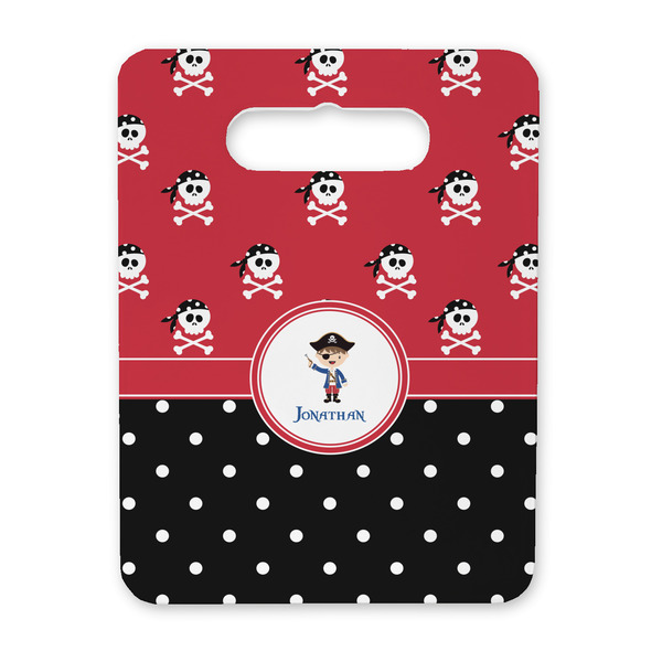 Custom Pirate & Dots Rectangular Trivet with Handle (Personalized)