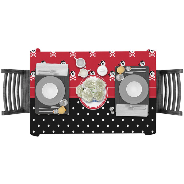 Pirate & Dots Rectangular Tablecloths - LIFESTYLE