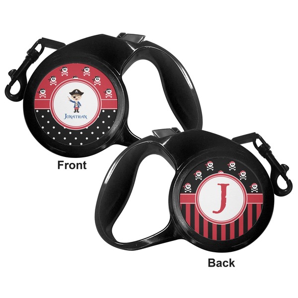 Pirate & Dots Retractable Dog Leash - Medium Large - Apvl