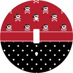 Pirate & Dots Round Light Switch Cover