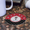 Pirate & Dots Round Paper Coaster - Front