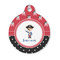 Pirate & Dots Round Pet Tag