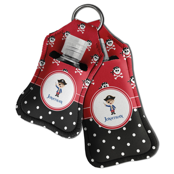 Pirate & Dots Sanitizer Holder Keychain - Both in Case (PARENT)
