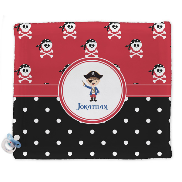 Custom Pirate & Dots Security Blanket - Single Sided (Personalized)