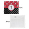 Pirate & Dots Security Blanket - Front & White Back View