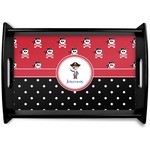 Pirate & Dots Wooden Tray (Personalized)
