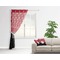 Pirate & Dots Sheer Curtain With Window and Rod - in Room Matching Pillow