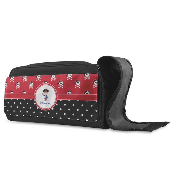 Pirate & Dots Shoe Bags - ANGLE (Open)