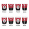 Pirate & Dots Shot Glass - White - Set of 4 - APPROVAL