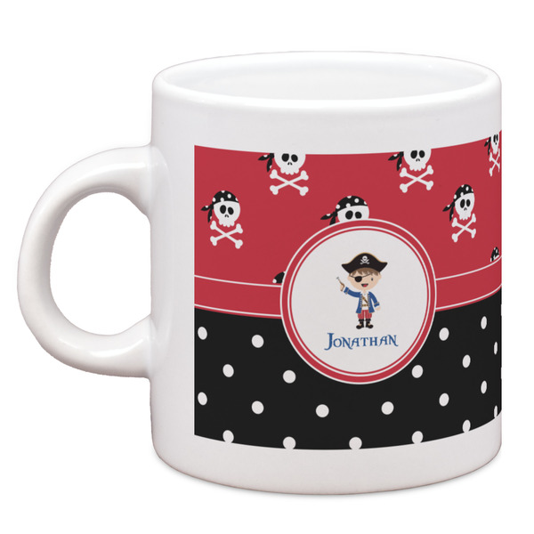 Custom Pirate & Dots Espresso Cup (Personalized)