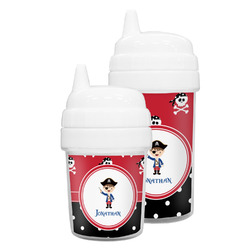 Pirate & Dots Sippy Cup (Personalized)