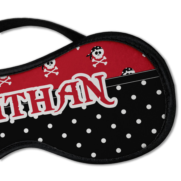 Pirate & Dots Sleeping Eye Mask - DETAIL Large