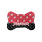 Pirate & Dots Bone Shaped Dog Food Mat (Small) (Personalized)