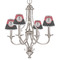 Pirate & Dots Small Chandelier Shade - LIFESTYLE (on chandelier)