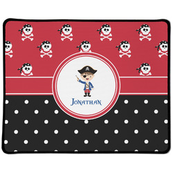 Pirate & Dots Large Gaming Mouse Pad - 12.5" x 10" (Personalized)