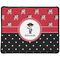 Pirate & Dots Large Gaming Mouse Pad - 12.5" x 10" (Personalized)