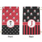 Pirate & Dots Small Laundry Bag - Front & Back View