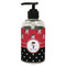 Pirate & Dots Plastic Soap / Lotion Dispenser (8 oz - Small - Black) (Personalized)
