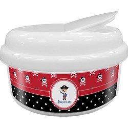 Pirate & Dots Snack Container (Personalized)