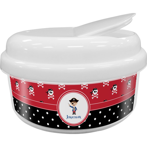 Custom Pirate & Dots Snack Container (Personalized)
