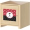 Pirate & Dots Square Wall Decal on Wooden Cabinet