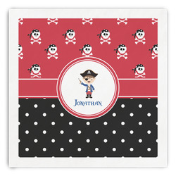 Pirate & Dots Paper Dinner Napkins (Personalized)