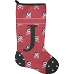 Pirate & Dots Holiday Stocking - Single-Sided - Neoprene (Personalized)