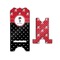 Pirate & Dots Stylized Phone Stand - Front & Back - Small