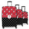 Pirate & Dots 3 Piece Luggage Set - 20" Carry On, 24" Medium Checked, 28" Large Checked (Personalized)