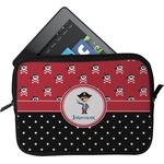 Pirate & Dots Tablet Case / Sleeve - Small (Personalized)