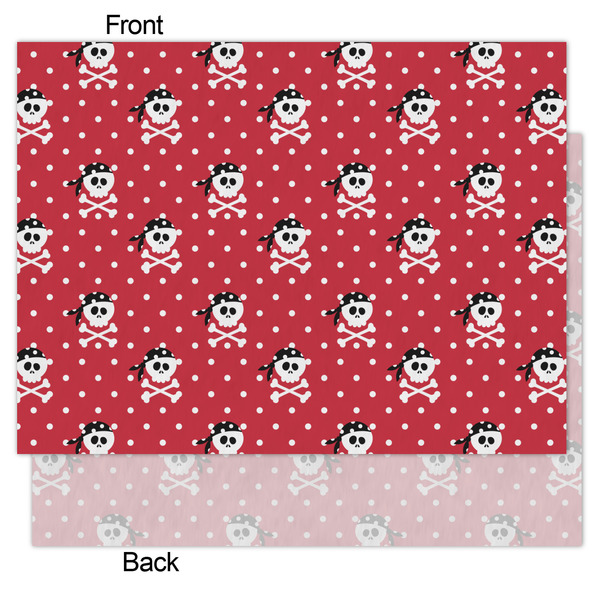 Pirate & Dots Tissue Paper - Lightweight - Medium - Front & Back