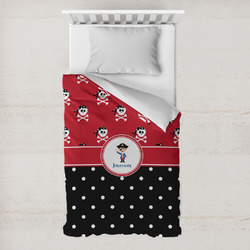 Pirate & Dots Toddler Duvet Cover w/ Name or Text