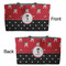 Pirate & Dots Tote w/Black Handles - Front & Back Views