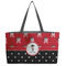 Pirate & Dots Beach Totes Bag - w/ Black Handles (Personalized)