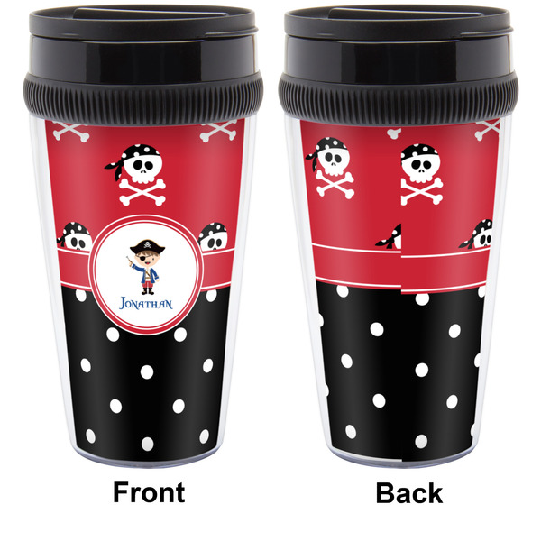 Pirate & Dots Travel Mug Approval (Personalized)