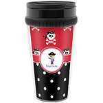 Pirate & Dots Acrylic Travel Mug without Handle (Personalized)