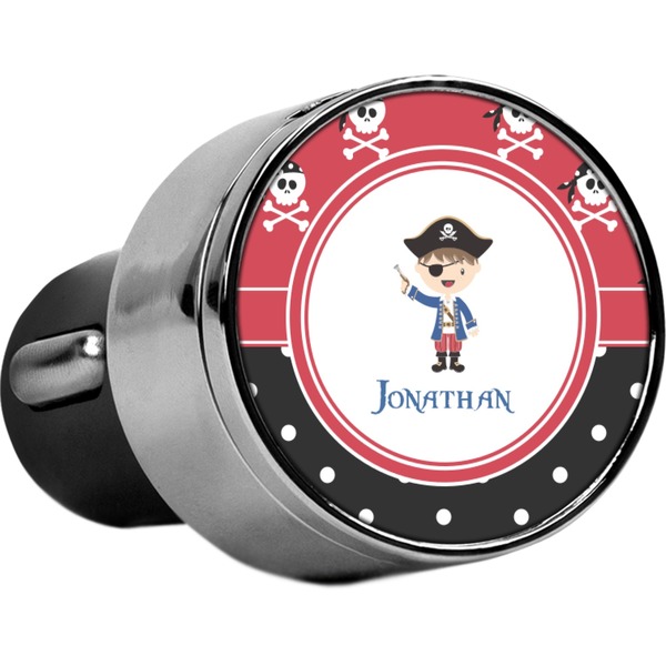 Custom Pirate & Dots USB Car Charger (Personalized)