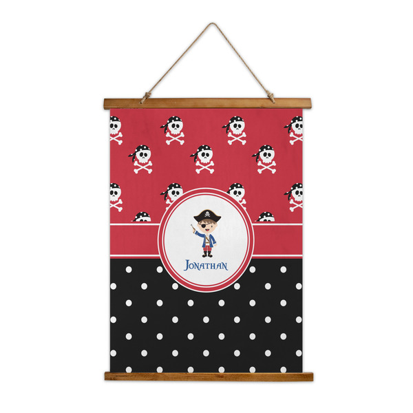 Custom Pirate & Dots Wall Hanging Tapestry (Personalized)