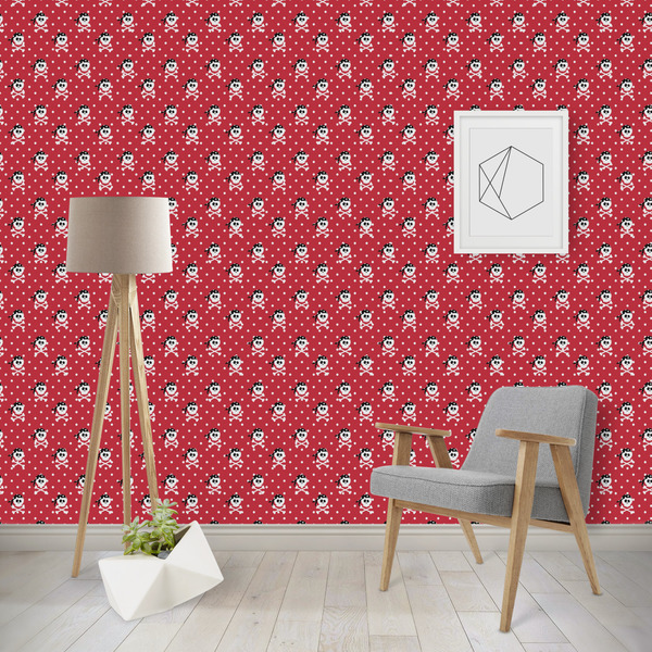 Custom Pirate & Dots Wallpaper & Surface Covering