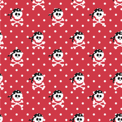 Pirate & Dots Wallpaper & Surface Covering (Water Activated 24"x 24" Sample)
