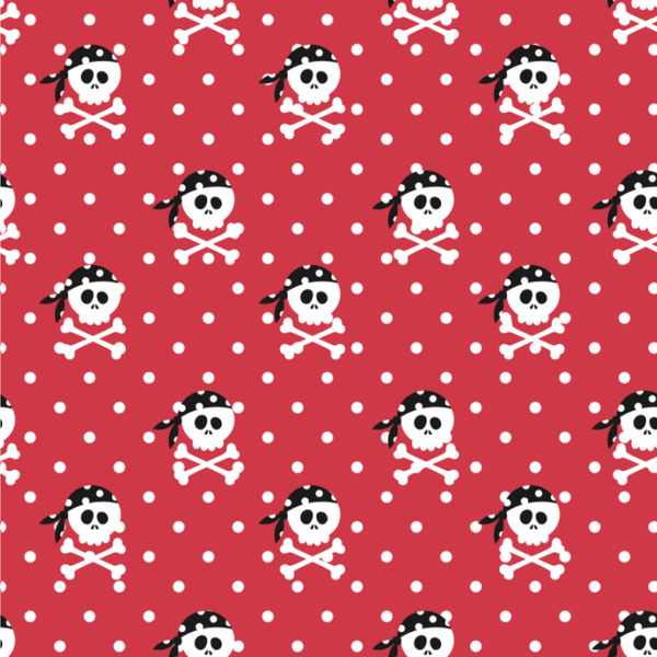 Custom Pirate & Dots Wallpaper & Surface Covering (Water Activated 24"x 24" Sample)