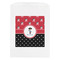 Pirate & Dots White Treat Bag - Front View