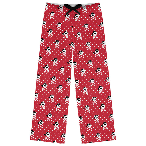 Custom Pirate & Dots Womens Pajama Pants - M