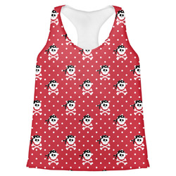 Pirate & Dots Womens Racerback Tank Top (Personalized)