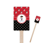 Pirate & Dots Rectangle Wooden Stir Sticks (Personalized)
