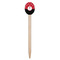Pirate & Dots Wooden Food Pick - Oval - Single Pick